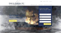 Desktop Screenshot of daxgarzalaw.com